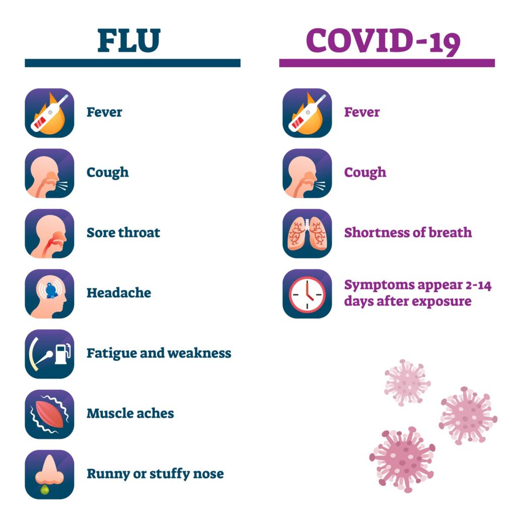 The Difference Between COVID and the Flu Elitecare Emergency Hospital