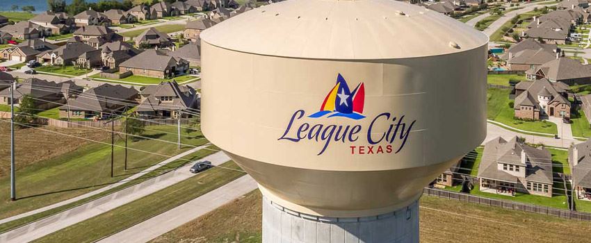 League City, TX water tower