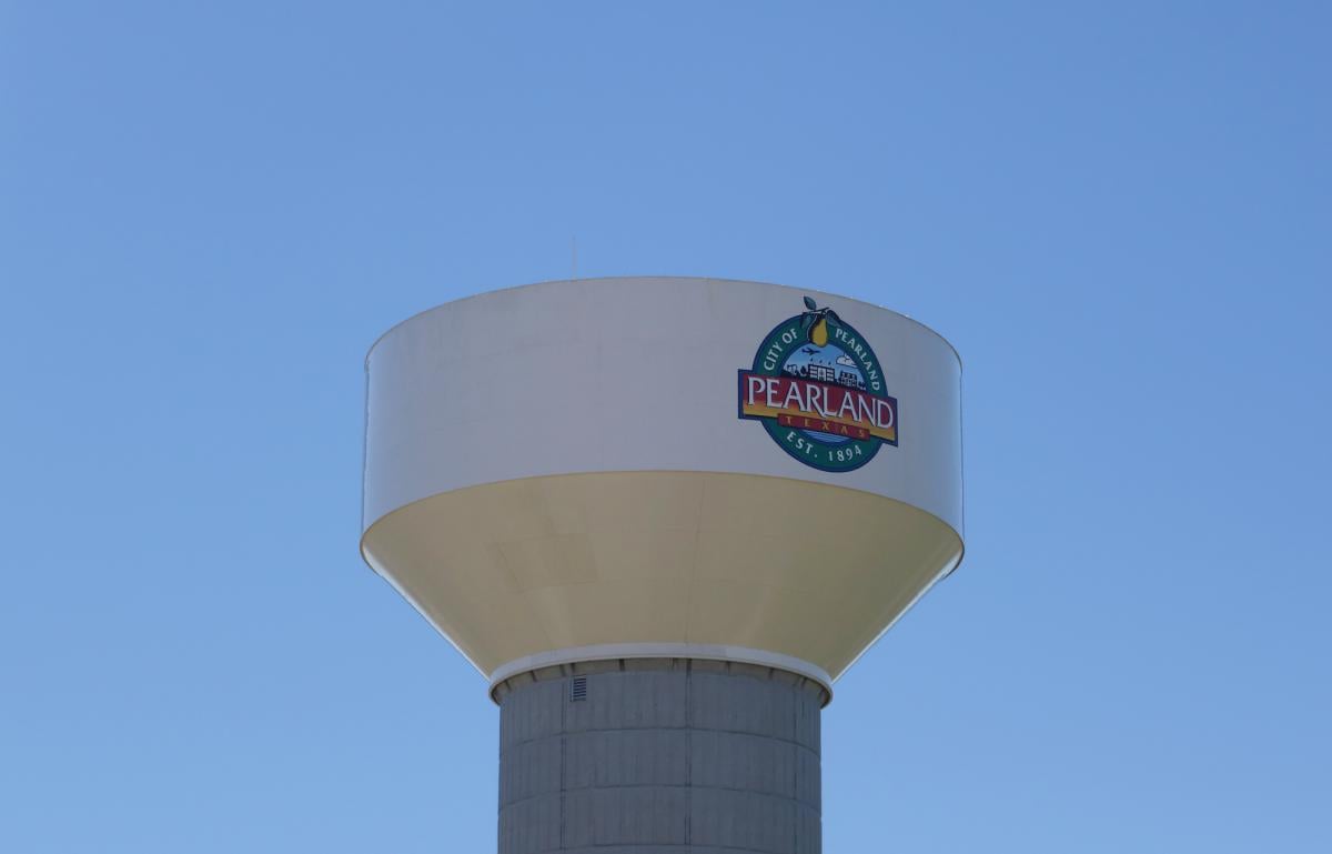 Pearland, TX water tower