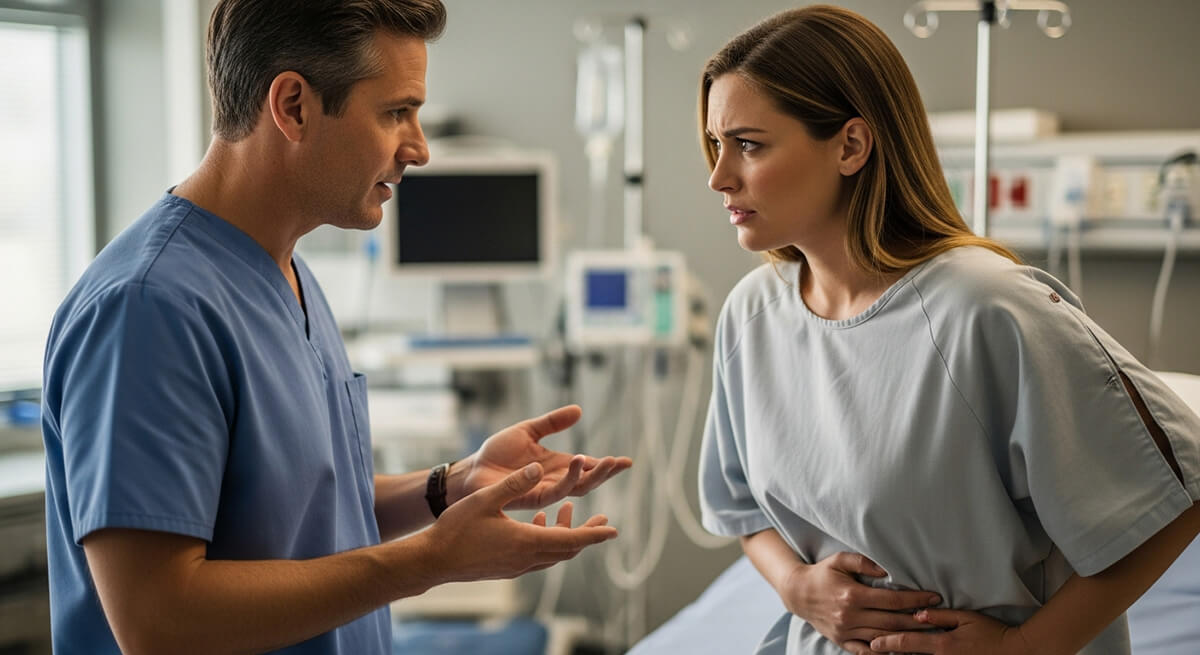 appendix symptoms in female